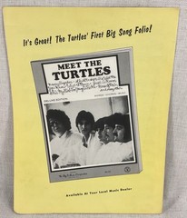 Rare! Elenore- The Turtles Cover- Sheet Music 1968 The Blimp Music Co. LA Cali