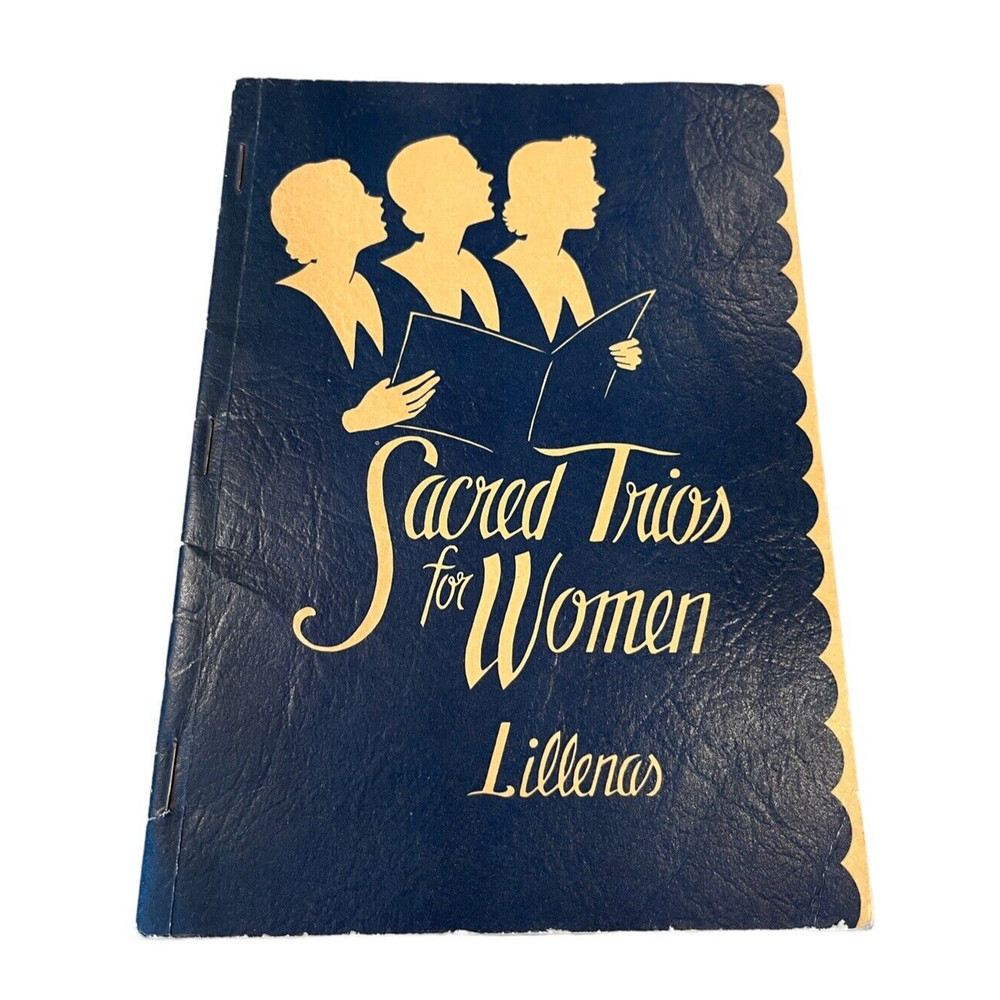 Sacred Trios for Women by Half or Lillenas 1941 Nazarene sheet music book