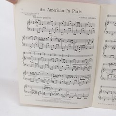 George Gershwin American in Paris Piano Songbook Sheet Music Score 1929 New Musi