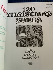120 Christmas Songs Worlds Greatest Selections Piano Vocal Robbins Music