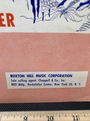 Vintage Cole Porter Can Can Easy to Play Piano Buxton Hill Rockefeller Center