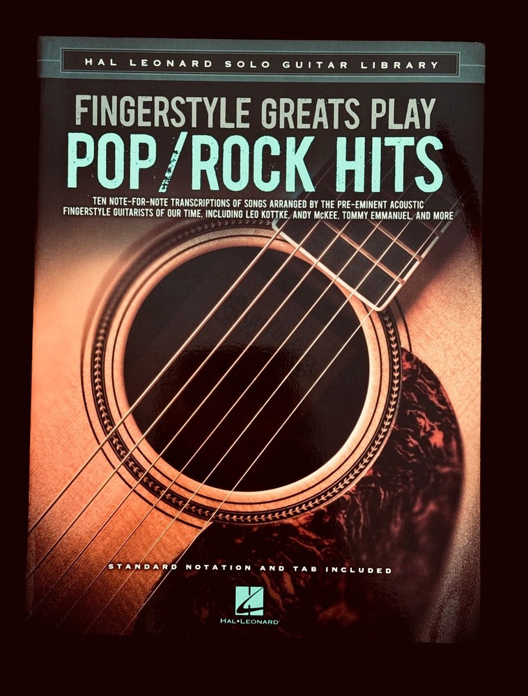 Hal Leonard: Fingerstyle Greats Play Pop/Rock Hits: Solo Guitar: Songbook