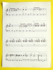 Fame Sheet Music Easy Piano &rsquo;80 Motion Picture Title Song Warner Bros USA SELLER