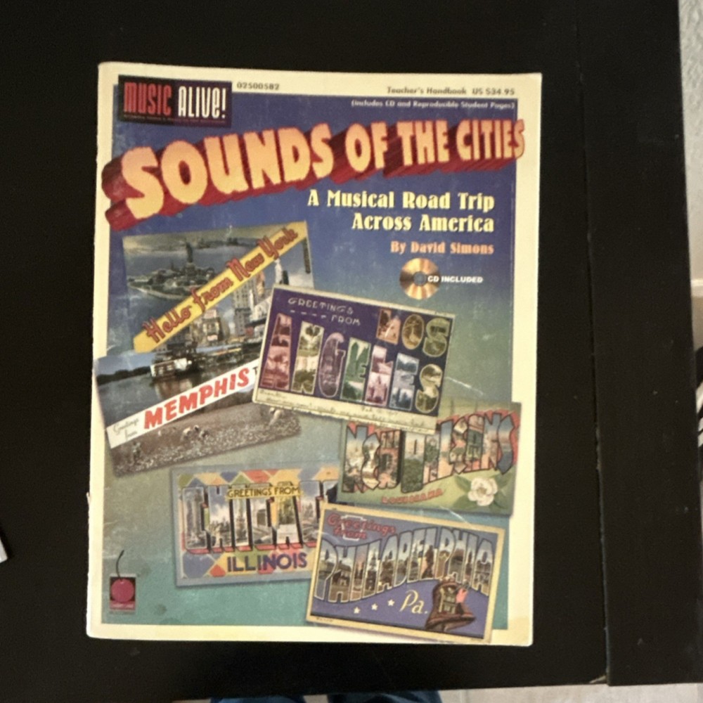 Cherry Lane Music Sounds of the Cities Song Book & CD Funk R&B Country Jazz Soul