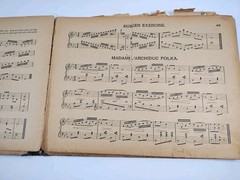 1900 The Cable Organ Method Antique Song Book Chicago Cottage Organ Company Vtg