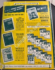 RARE Vtg 1941 5 Boogie Woogie Piano Solos Pete Johnson Sheet Music Book Leeds