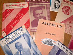 Sheet Music Lot of 19 Mid Century – Perry Como, Irving Berlin, Tommy Dorsey, etc