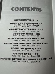 Jimi Hendrix, Electric Ladyland, Guitar Recorded Version, Songbook