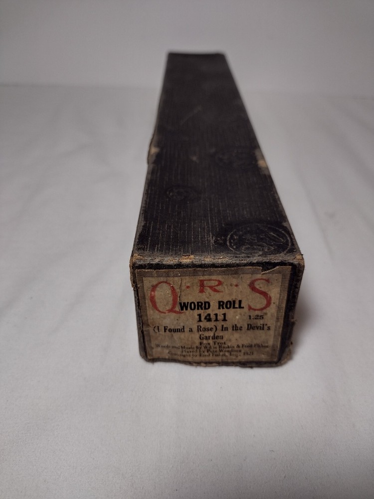 Vintage Player Piano Music Roll In The Devil&rsquo;s Garden QRS Untested