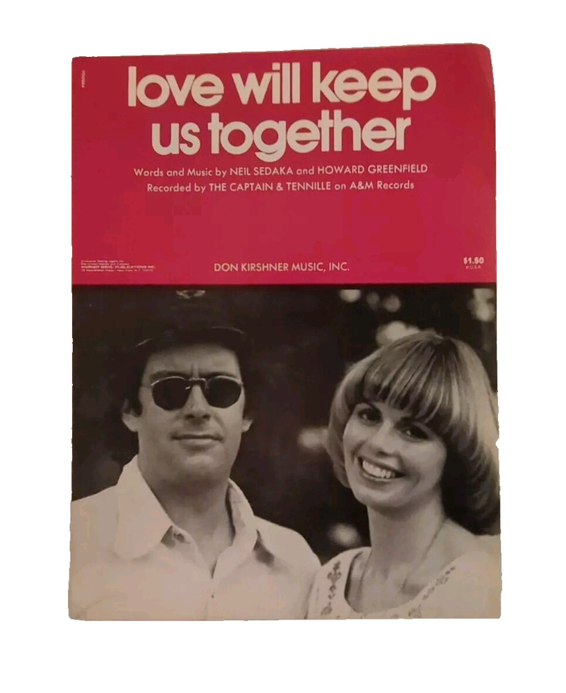 Love Will Keep Us Together Sheet Music Captain & Tennille Piano Guitar Vocal F2W