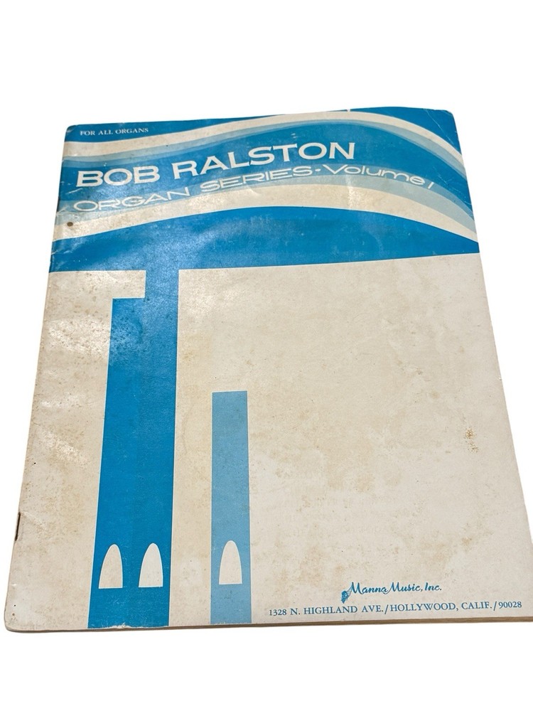 VTG 1968 Bob Ralston Organ Series Vol 1 Manna Music Organ Book