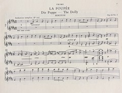Bizet Jeux d&rsquo;Enfants Op 22 for 1 Piano 4 Hands Edition Peters Sheet Music Book