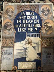 5-pack 11×14 sheet music pre-1920 Kids/Childhood Days