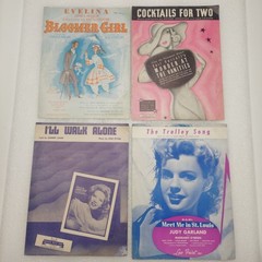 Vintage Sheet Music Lot Of 60 1950ish Show Tunes & Other Classics Great Graphics
