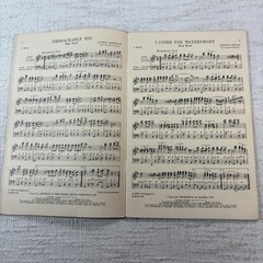 Lot 2 Combo-Orks C Book Instruments Songbook Piano Sheet Music 1952-53 Harms