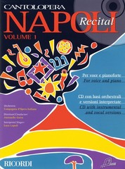 Napoli Recital Vol 1 Cantolopera Vocal Piano Opera Sheet Music Book CD Pack