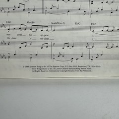 I Will Be Here Songbook 10 Wedding Songs Medium Voice Sparrow 1989