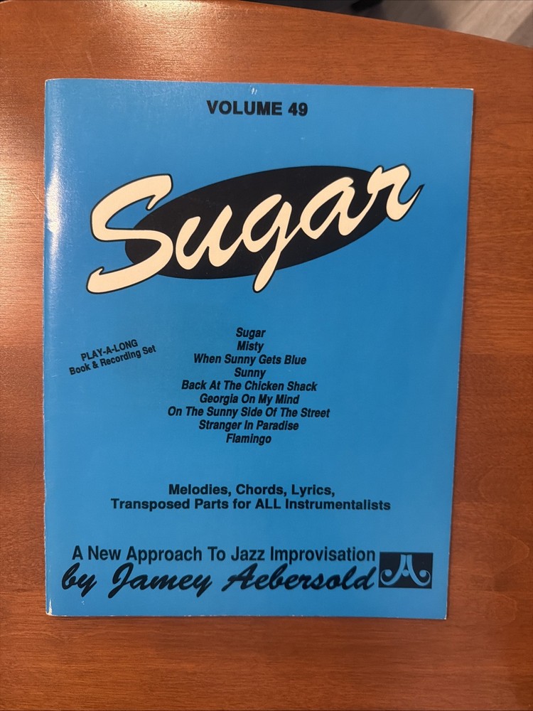 Jamey Aebersold Vol. 49 Sugar Play-A-Long Music Book & CD