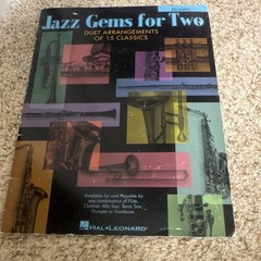 Hal Leonard Jazz Gems for Two Duet Sheet Music Flute Clarinet Sax Trumpet