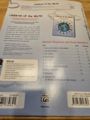 Alfred Music Children of the World Choir Song Book Voice Beginner