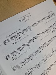 Gilbert Biberian Autographed 24 Preludes For Classical Guitar Rare Books
