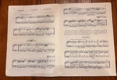 VTG Sheet Music Book Bach French Suites For Pianoforte RICORDI Printed in Italy