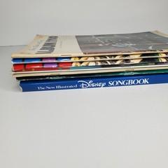 Vintage Music Book Piano Clarinet Trumpet Disney Songbook Standard Of Excellence
