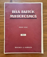 Bela Bartok Mikrokosmos Vol I Piano Solo Sheet Music Boosey Hawkes Vintage 1940