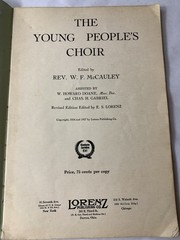 Vintage The Young People’s Choir: Anthems For Mixed Voices 1927
