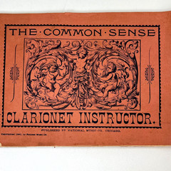 1890 The Common Sense Clarinet Instructor Music Book National Music Co Chicago