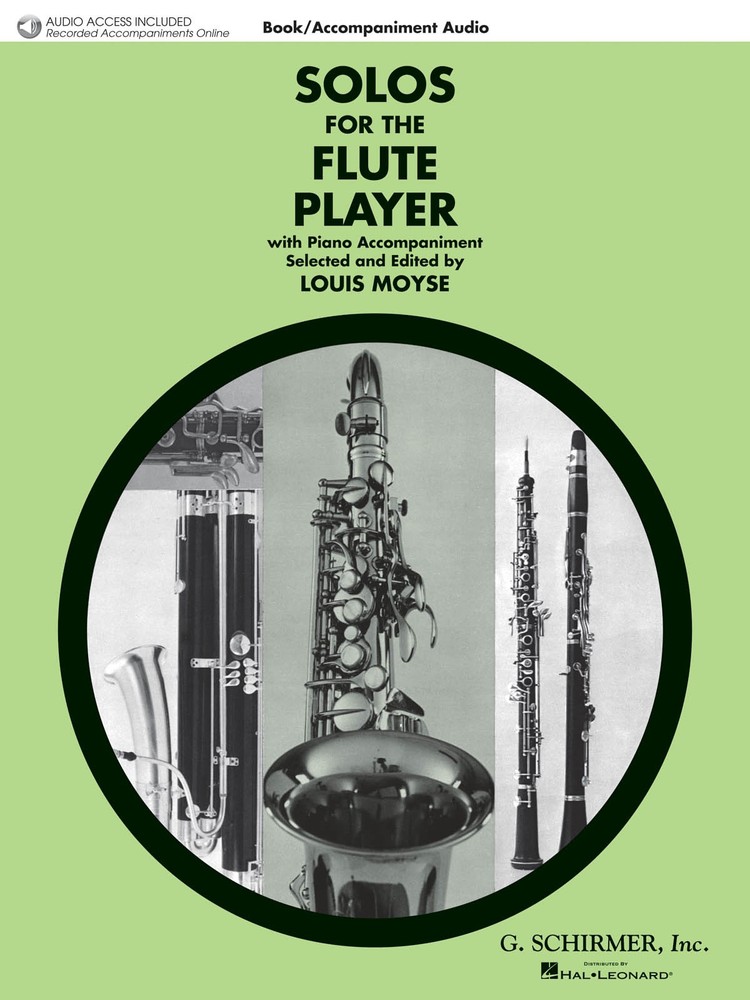 Solos for the Flute Player Sheet Music Piano Accompaniment Book Play-Along Audio