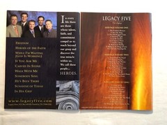 Signed Legacy Five: Heroes of the Faith Songbook (Piano/Vocal/Guitar)