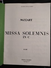 Mozart Choral Vocal Scores Lot of 3: Requiem Mass, Vesperae, and Missa Solemnis