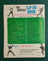 Vintage Beatles Top 40 Songbook with Lyric Sheet Excellent !