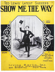 1929 Show Me The Way Benny Davis Sheet Music Fox Trot Ted Lewis Frank Ross