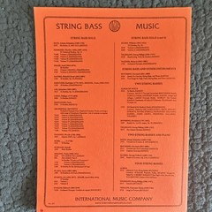 International Music Company Chanson Triste Op.2 Bass/Piano Sheet 1155