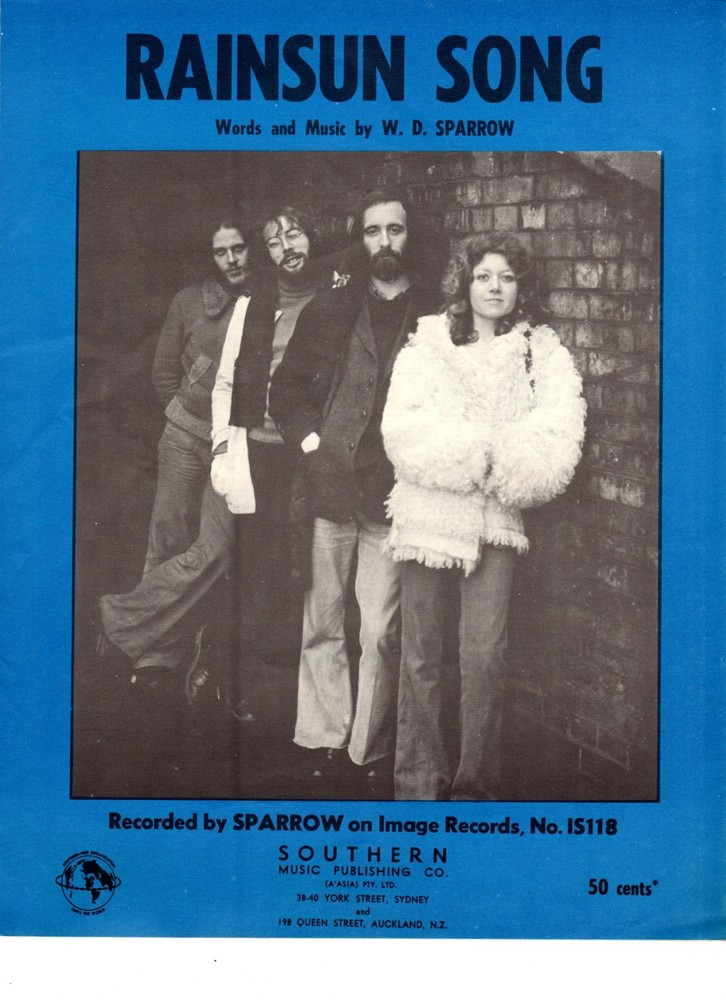 Sheet Music & Lyrics – Sparrow – Rainsun Song