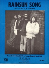 Sheet Music & Lyrics – Sparrow – Rainsun Song