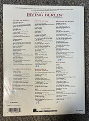 Irving Berlin 5 Songbooks: Ballads, Ragtime, Novelty, Broadway, Movies. 1981