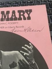 Vintage Sheet Music Ike & Tina Turner Proud Mary 1969 Nice Color !