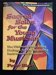 Peter Blair Sacred Solos Young Musician Piano Accompaniment Hymns Heritage Music
