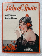 Vintage 1944 LADY OF SPAIN Sheet Music Words/Erell Reaves Music/Tolchard Evans