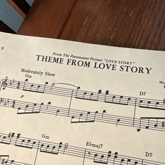 Famous Music Corp Theme From Love Story Piano Solo Sheet Music