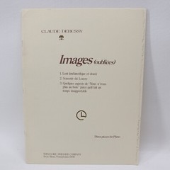 Claude Debussy Images Piano First Edition Songbook Score 1978 Presser