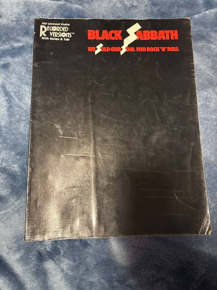 Black Sabbath We Sold Our Soul for Rock & Roll Guitar Tab Book Hal Leonard 1989
