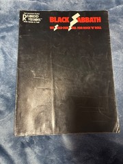Black Sabbath We Sold Our Soul for Rock & Roll Guitar Tab Book Hal Leonard 1989