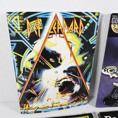 1988 Hal Leonard Def Leppard Hysteria Piano Guitar Sheet Music – Lot Of 4 Books