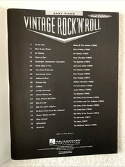 Vintage Rock&rsquo;N&rsquo;Roll Easy Piano Elvis Beatles The Chordettes Bill Haley Jerry Lee