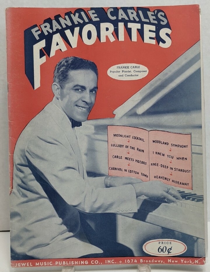 Frankie Carle&rsquo;s Favorites Sheet Music Song Book Piano Solo 40s Jazz F30
