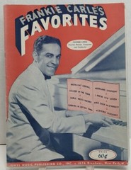 Frankie Carle&rsquo;s Favorites Sheet Music Song Book Piano Solo 40s Jazz F30